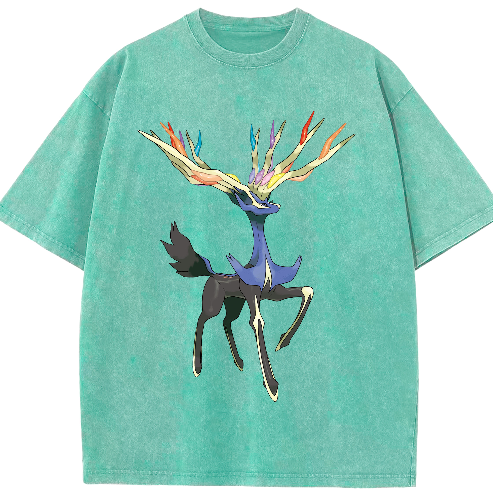 （画像用） ポケットモンスター Pokémon 綿100% ヴィンテージ風 半袖Tシャツ（フロントプリント）